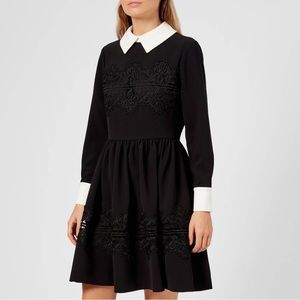 Ted Baker Collared Lace Panel Dress l NEW
